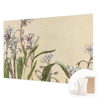 Fototapete fürs Schlafzimmer Florale Eleganz