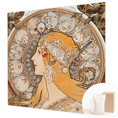 Vlies-Fototapete fürs Schlafzimmer mit einem eleganten Tierkreismotiv