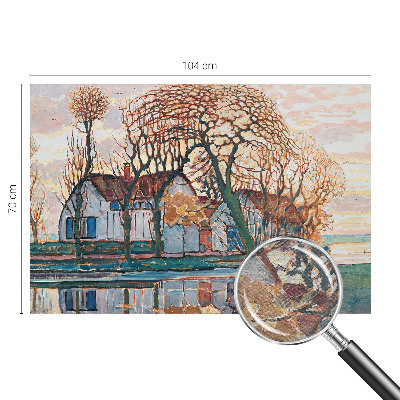 Moderne Vlies-Fototapete Idyllische Landschaft