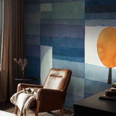 Vliestapete fürs Schlafzimmer Abstrakter Baum