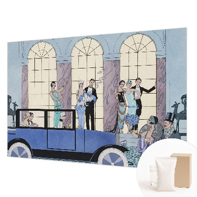 Bedruckte Vlies-Fototapete mit Art‑Deco‑Motiv