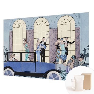 Bedruckte Vlies-Fototapete mit Art‑Deco‑Motiv