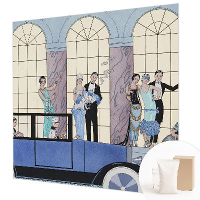 Bedruckte Vlies-Fototapete mit Art‑Deco‑Motiv