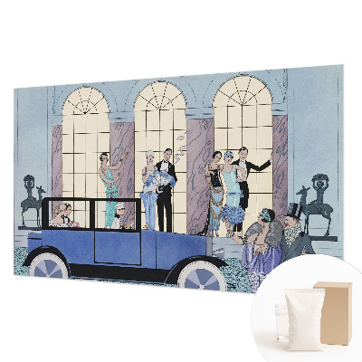 Bedruckte Vlies-Fototapete mit Art‑Deco‑Motiv
