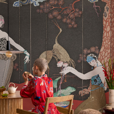 Motivtapete Elegante Szene