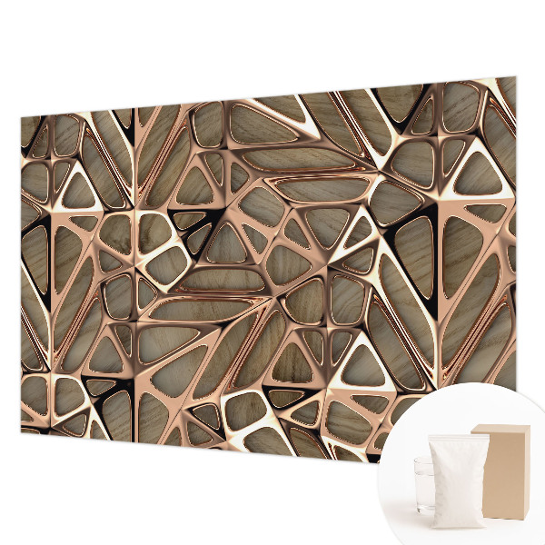 Wand-Fototapete mit geometrischem Muster