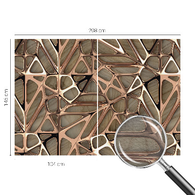 Wand-Fototapete mit geometrischem Muster