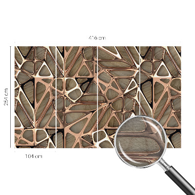 Wand-Fototapete mit geometrischem Muster