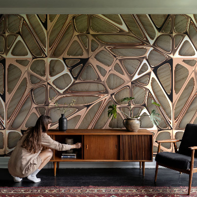 Wand-Fototapete mit geometrischem Muster