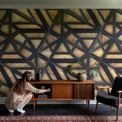 Fototapete nach Maß mit geometrischem Verbindungsdesign