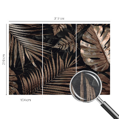 Wandtapete Exotische Blätter