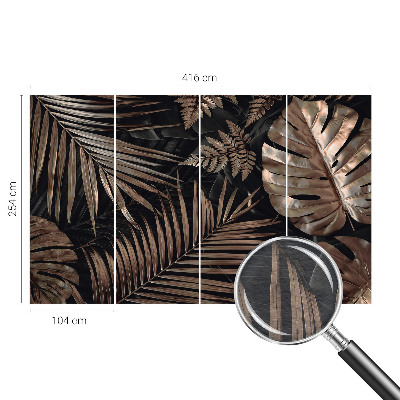 Wandtapete Exotische Blätter