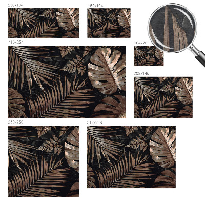 Wandtapete Exotische Blätter