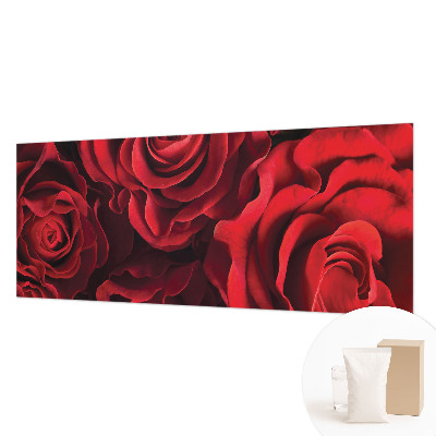 Fototapete fürs Wohnzimmer mit roten Rosen
