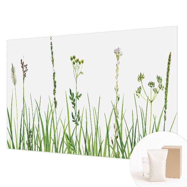 Motivtapete aus Vlies mit zartem Blumenmuster