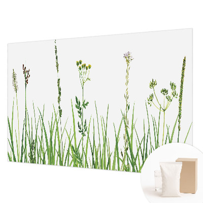 Motivtapete aus Vlies mit zartem Blumenmuster