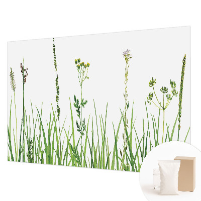 Motivtapete aus Vlies mit zartem Blumenmuster