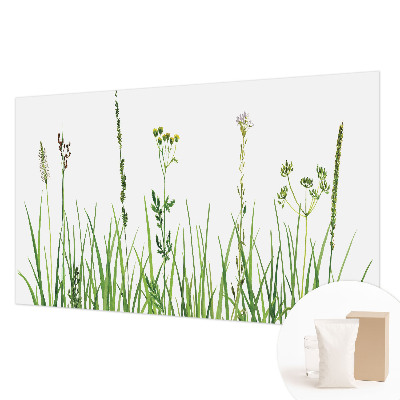 Motivtapete aus Vlies mit zartem Blumenmuster