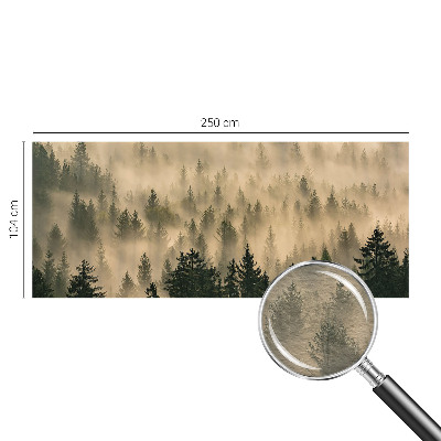 Vlies-Fototapete fürs Schlafzimmer mit Motiv ‚Waldnebel‘