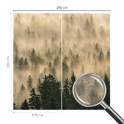Vlies-Fototapete fürs Schlafzimmer mit Motiv ‚Waldnebel‘