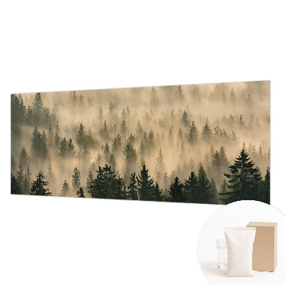 Vlies-Fototapete fürs Schlafzimmer mit Motiv ‚Waldnebel‘