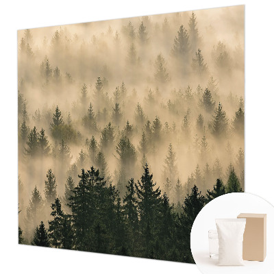 Vlies-Fototapete fürs Schlafzimmer mit Motiv ‚Waldnebel‘