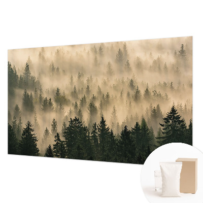 Vlies-Fototapete fürs Schlafzimmer mit Motiv ‚Waldnebel‘