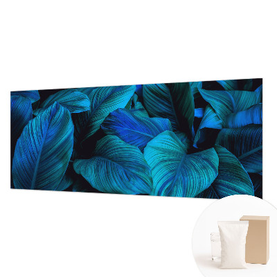 Fototapete aus Vlies Blaue Blätter