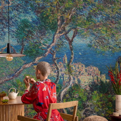 Vlies-Fototapete fürs Wohnzimmer mit Mittelmeerblick