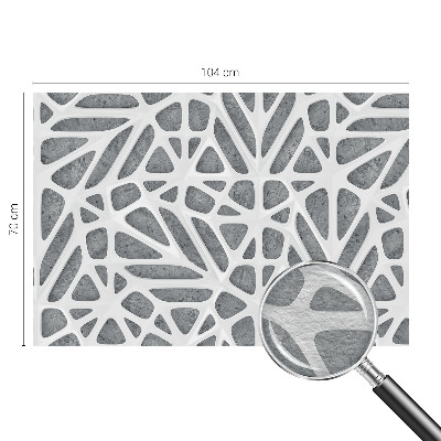Vliestapete fürs Wohnzimmer Geometrisches Netzwerk