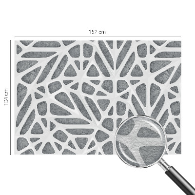 Vliestapete fürs Wohnzimmer Geometrisches Netzwerk