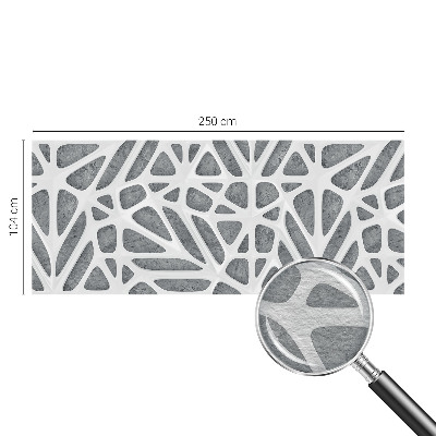 Vliestapete fürs Wohnzimmer Geometrisches Netzwerk