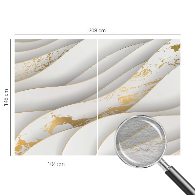 Moderne Vlies-Fototapete mit dynamischem Muster