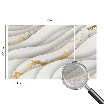 Moderne Vlies-Fototapete mit dynamischem Muster