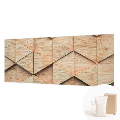 Bedruckte Vlies-Fototapete mit Motiv Holzmosaik