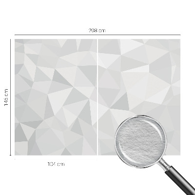 Vliestapete fürs Schlafzimmer Dreieckiges Mosaik