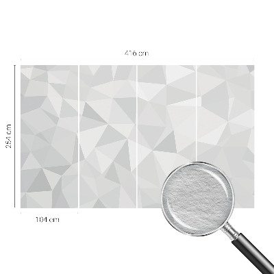 Vliestapete fürs Schlafzimmer Dreieckiges Mosaik