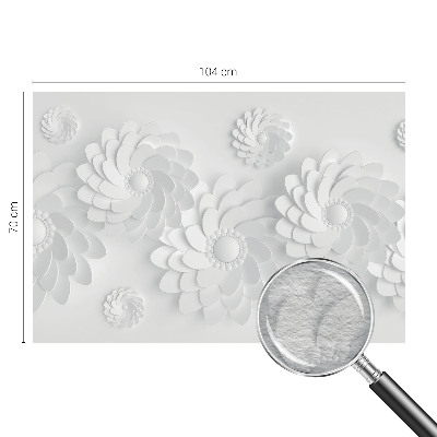 Bildtapete mit floralem Motiv in elegantem Design