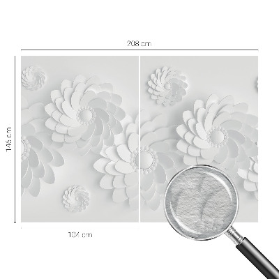 Bildtapete mit floralem Motiv in elegantem Design