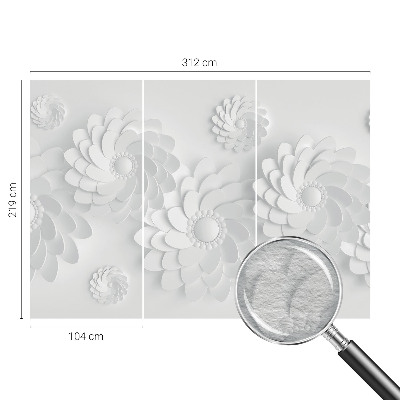 Bildtapete mit floralem Motiv in elegantem Design