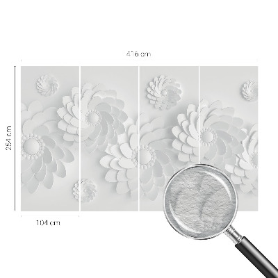 Bildtapete mit floralem Motiv in elegantem Design