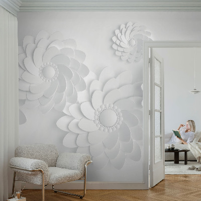 Bildtapete mit floralem Motiv in elegantem Design