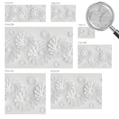 Bildtapete mit floralem Motiv in elegantem Design