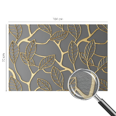 Fototapete nach Maß mit elegantem Blättermotiv