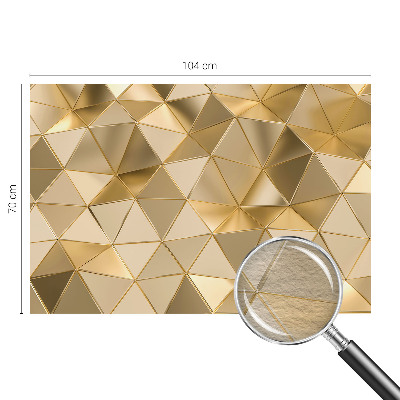 Dekorative Wand-Fototapete mit einem Dreiecksmuster