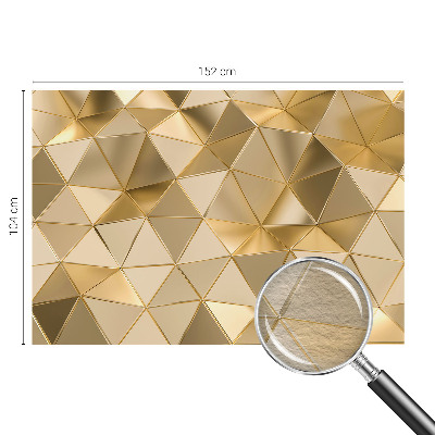 Dekorative Wand-Fototapete mit einem Dreiecksmuster