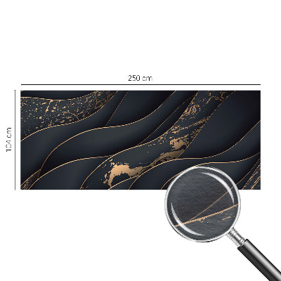 Wandtapete mit elegantem Wellenmuster