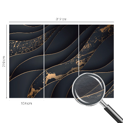 Wandtapete Elegante Wellen