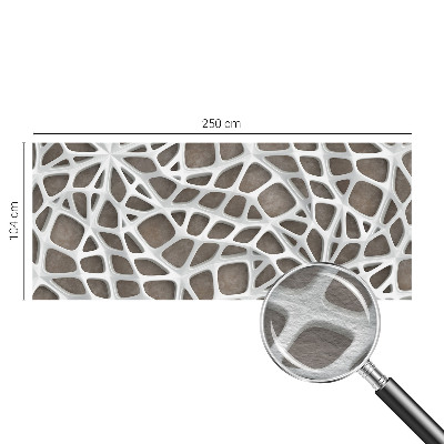 Vlies-Fototapete mit geometrischem Netzwerk-Motiv