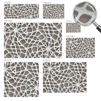 Vlies-Fototapete mit geometrischem Netzwerk-Motiv